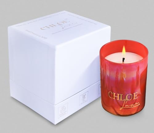 ChloeLuxe Saffron Forest Scented Wax Gifting Candle | 30 to 40-Hour Long Burning | Luxury Aroma Therapy Wax Candle | Scented Candles for Home Decor Gift (Pack of 1)