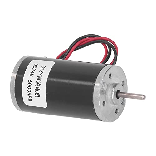 Ubersweet® Permanent Magnet Motor, High Torque Multi-function Adjustable Speed DC 24V Motor for Smart Toys (6000RPM)