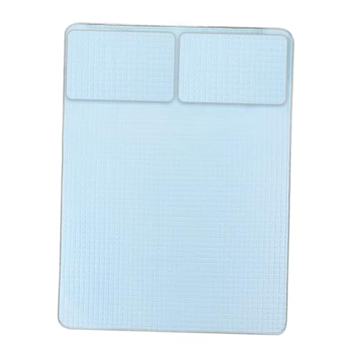 SECRET DESIRE Cooling Mattress Pad Soft Sleeping Mat Cool Mat Cooling Fitted Sheets Blue 1.8mx2.0m