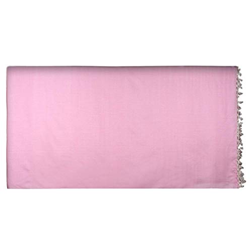 EthnicAlive Bhagalpuri Handloom Oraganic Exclusive Pure Bihar Brand Dull Lemon Chadar Blanket (Size 220x125cm) (Pink)