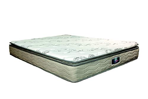 Boston Classic 9 Inch Bonnell Spring Pillow Top King Size Mattress (75 x 70 x 9 inches)