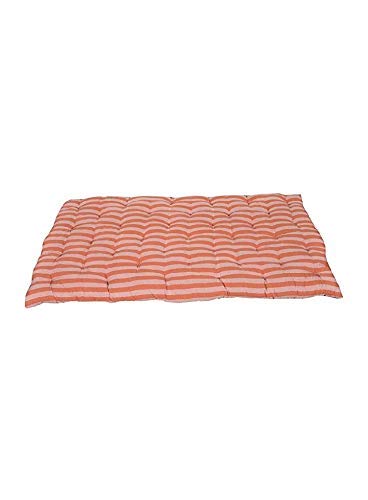 COLOFLY Soft Cotton Multicolour Mattress Gadda Single Bed 3x6 Feet Orange