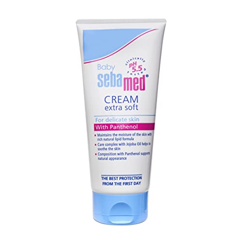 Sebamed Baby Cream Extra Soft 200m|Ph 5.5| Panthenol and Jojoba Oil|Clinically tested| ECARF Approved