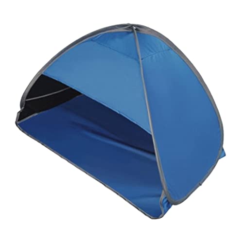 Calandis Beach Tent Garden Sun Canopy Screen Shade UV Protector Black Tape Blue