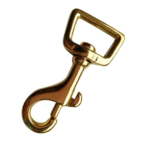 bnf® Solid Brass Square Swivel Trigger Clip Snap Hook Bag Clasp Key Chain 20x59mm | Water Sports | Scuba & Snorkeling | Other Scuba & Snorkeling