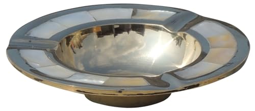 Mahita Collections Brass Ashtray Ash | Tray 0.17kg