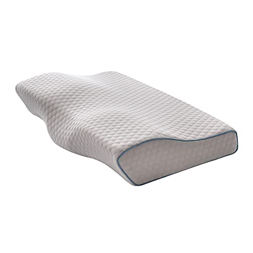 CALANDIS® Pillow for Side Sleepers Back and Stomach Sleepers Hotel Style C | 1 Memory Foam Pillow