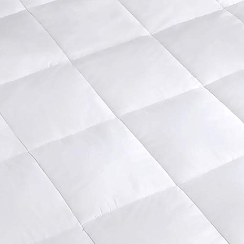 JVIN FAB Double Layer Down and Feather King Size Mattress Topper (White, 72 x 78 Inches)