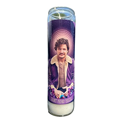 The Luminary Pedro Pascal Prayer Saint Candle