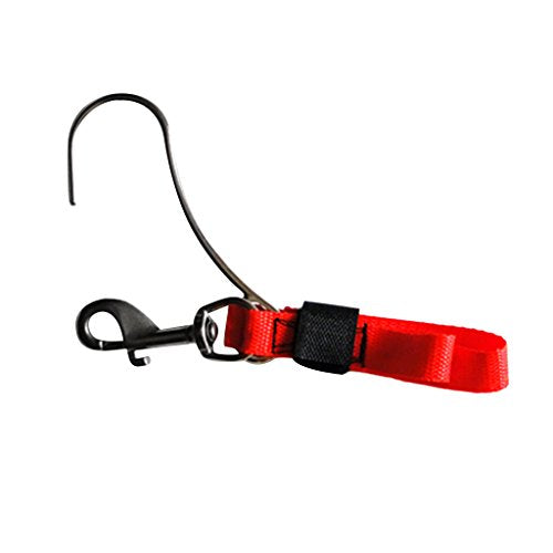 bnf® Scuba Diving Single Reef Drift Hook with Webbing Safety Emergency Gear Red | Water Sports | Scuba & Snorkeling | Other Scuba & Snorkeling