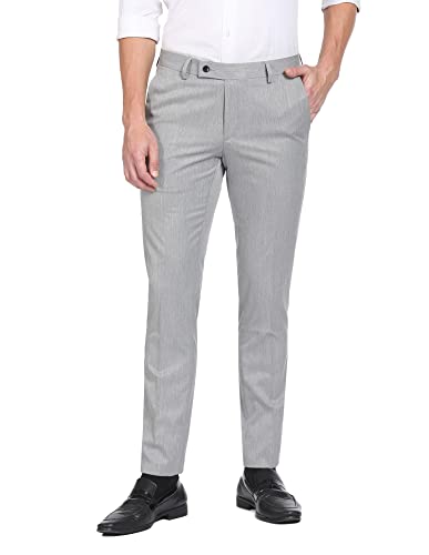 Arrow Light Grey Formal Trouser (ARADOTR2418_36)