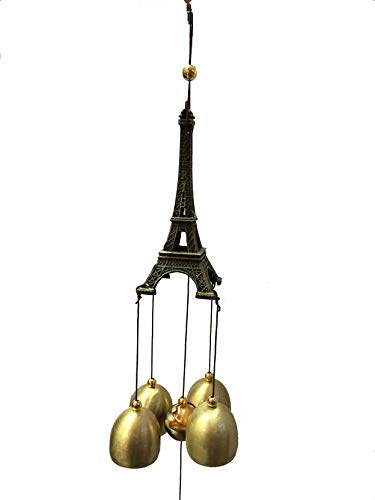 DITACHI ShopNGift Marvelous Gifts Beautiful Eiffel Tower Wind Chime Brass Wind Chime