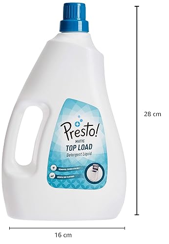 Amazon Brand - Presto! Matic Top Load Detergent Liquid - 2 L