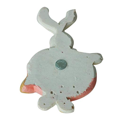 UBERSWEET® 1X(Creative Resinous Country Style Rabbit Fridge Magnet,Pink Z6O6)