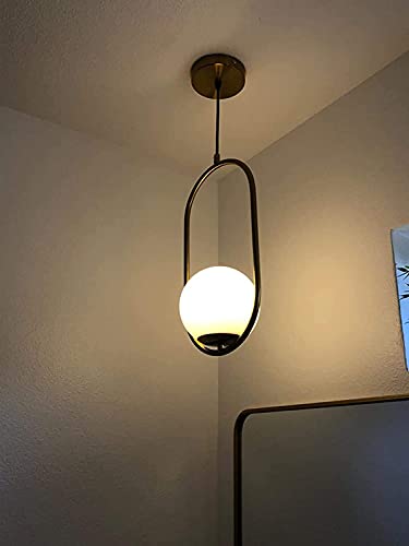 Desidiya Golden Yellow Hanging Ceiling Pendant Light, for Bedroom, Living Room, Over The Dining Table, Hotels, Malls (Capsule Hanging, Bulb Not Included) ac