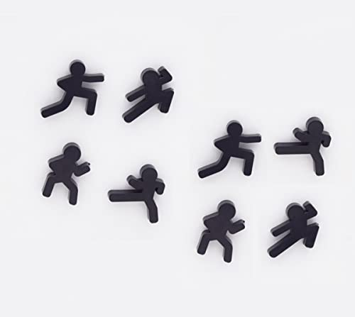 Decorative Refrigerator Magnets, Perfect Fridge Magnets for House Office Personal Use (8Pcs Ninja)