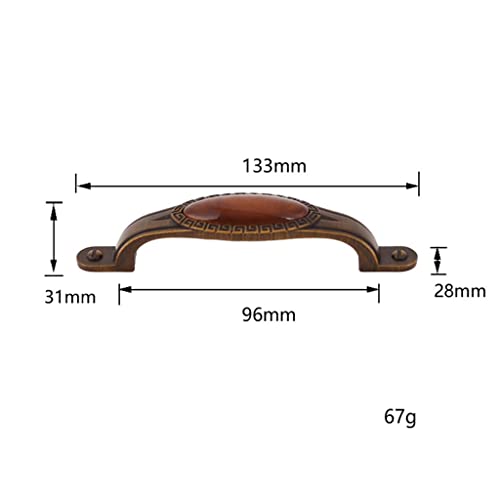 Wowobjects® Europe Style Carved Patterns Door Cabinet Drawer Pull Handle Knob 7