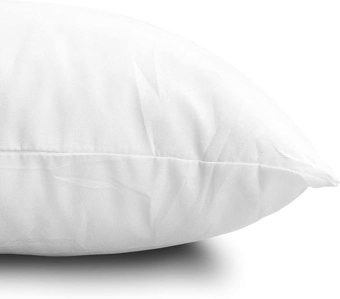 Rubi Creation Polycotton Extra Soft White Pillows | Pillows for Sleeping White - Set of 2 (Size - 16x24 Inches Or 40x60 cm) Pack of 2 | Relaince Fabric