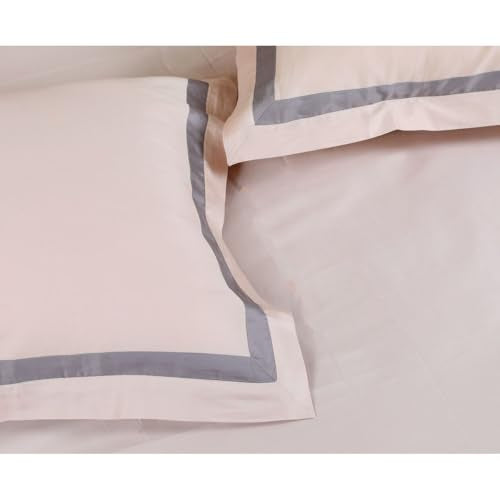 Etonner Audley Bold Border Cashew Double Bed Sheet