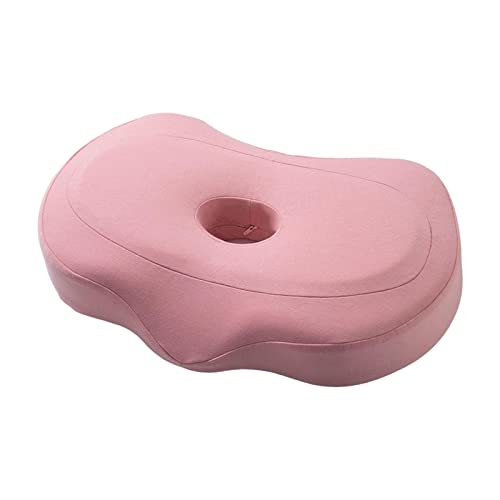 Meadawgs® Ear Piercing Pillow Small Pillow with Ear Hole for Pressure Relieve Side Sleepers Pink