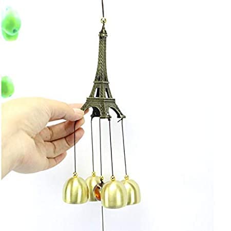 SETHI TRADERS | Eiffel Tower Windchimes for Yard Home Decor 4 Bells