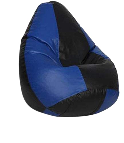 Blue Black Bean Bag Cover Blue Stool - true 2 f