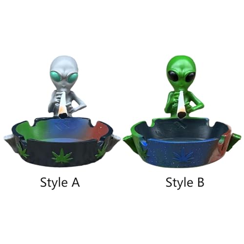 LOOM TREE® Ashtray Statue Soenirs Decor Crafts Unique Table Decor Figurine Decoration Gray | 1 Creative Ashtray Sculpture