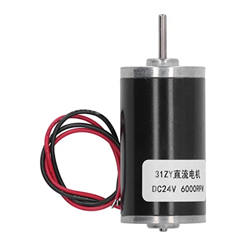 Ubersweet® Permanent Magnet Motor, High Torque Multi-function Adjustable Speed DC 24V Motor for Smart Toys (6000RPM)