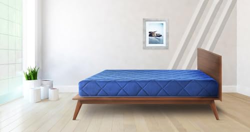 Hypnos Spine Safe 6-inch King Size Memory Foam Mattress (Navy Blue, 72x72x06)