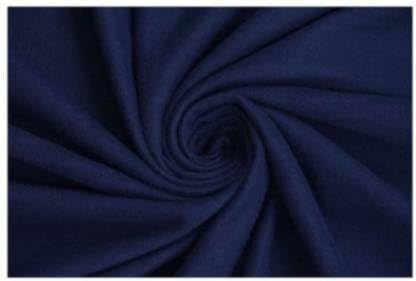 IVAZA 300 TC All Season Solid/Plain Lightweight Polar Fleece Double Bed Blanket (230 x 230 cm) Blue Blanket Double IV2