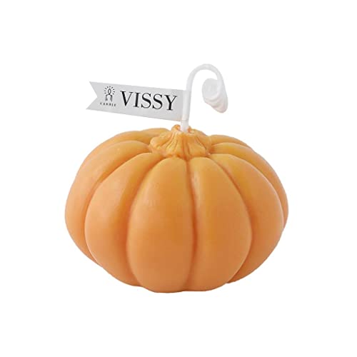 ATORSE® Pumpkin Candle Creative Aromatherapy Scented Candle Party Supplies Orange