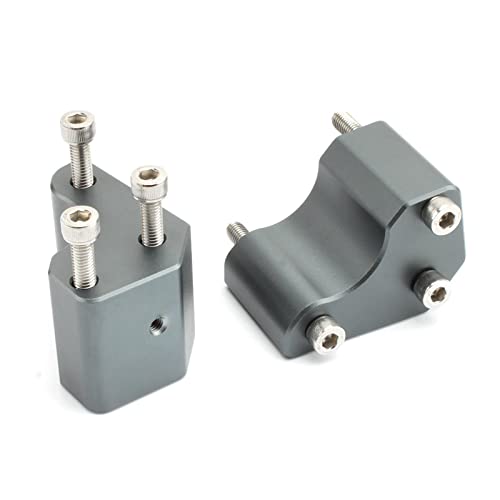 UJEAVETTE Aluminum Handlebar Risers for GTR1400 Easy Install Grey
