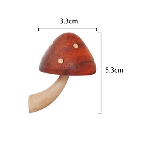 ATORSE® Wooden Fridge Magnets Mushroom Vegetable Souvenir Office Magnets Decorative