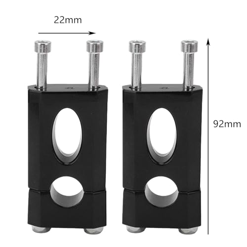 UJEAVETTE 22mm Increase Handlebar Height Accessories Aluminum Alloy Handlebar Risers