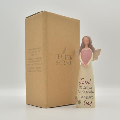 Blossom Bucket Friend Angel - Friend The Love You Have Shown Has Touched My Heart Resin 5 in.