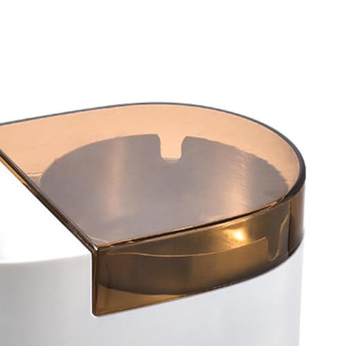 ATORSE® Toy Wall Mounted Ashtray Creative Smokeless Portable for Smokers Bar Tabletop Gold
