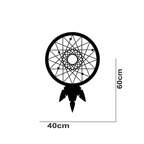 VVWV® Dream Catcher Wall Stickers for Living Kids Girls Boys Bedroom Home & Kitchen Hall Wall Vinyl Decor L x H 40 x 60 Cms