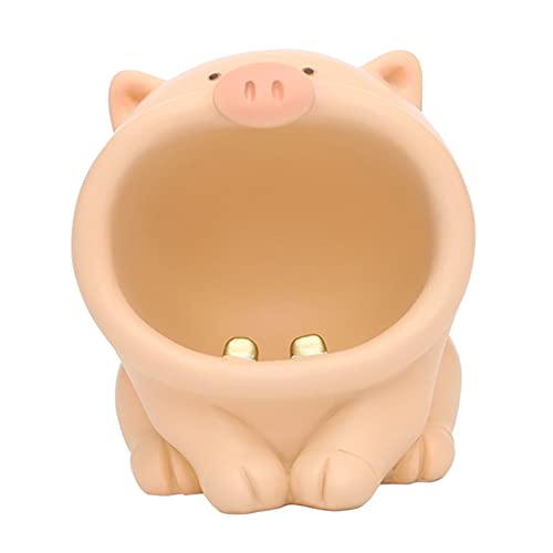 MYADDICTION Resin Animal Ashtray Centerpiece Statue for Indoor Outdoor Desktop Mens Gift Light Pink
