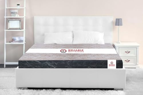 Reliable Orthopaedic Mattress 100% No Sagging Specially Designed for Back Pain Relief 6 Inch | Queen Size (75X60X6)