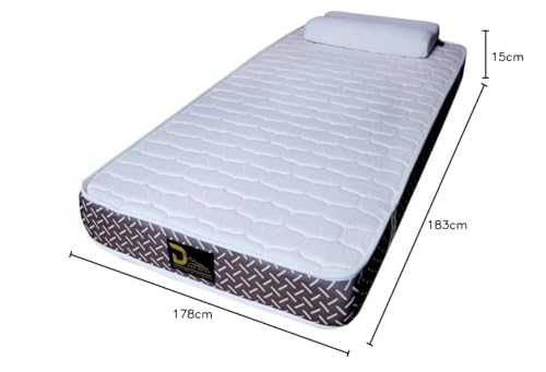 Deep Rest Pocket Spring Luxury Hotel Comfort Mattress (72 X 70 X 6 Inches)