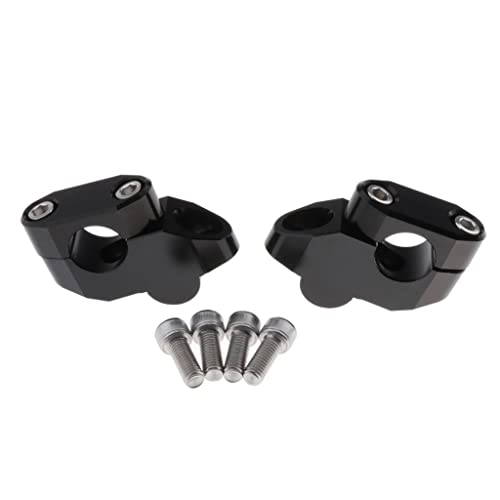 LOOM TREE® Aluminum Handlebar Mount Riser Clamp Kit For R1200 R Nine T 2014-2017 | 2Pcs X Handlebar Risers For R1200 R Nine T 2014 2015 2016 2017 4Pcs X Bolts