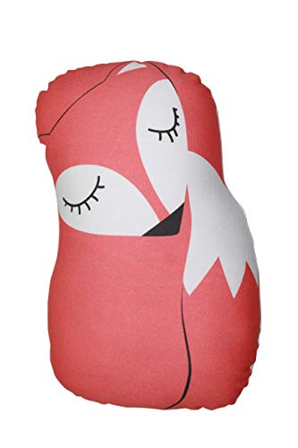 Cotton Skin Friendly Fox Cushion/Soft Toy for Kids, Soft Toy for Boys, Girls and Kids, Great Birthday Gift, Lovable hugable Cute (Single pc, Size: 12''x14'') (Fox)