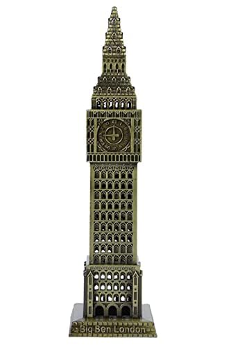 GUNENDRA Crafts Big Ben Clock Tower of London with Clock Souvenir Collectible Item Ideal for Home Decor, Study Room, Living Room, Study Cabinet, Office Decor, Travel Office Decor, Christmas Gifting.