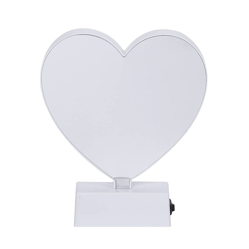 TAYHAA Heart Shaped LED Lighting with Rose Tinted Mirror