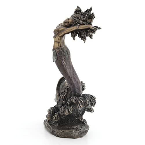 Veronese Design Ocean Goddess Yemaya Mother of The Seas Bronze Finish Statue