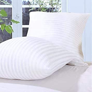 LASER WINGS Microfiber Satin Cushion Filler, White, Set of 5 (20 x 20 inches)