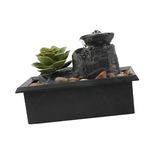 ATORSE® Tabletop Fountain Gifts Stress Relieving Chinese Tabletop Waterfall Fountain 002