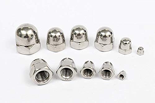 3/8 inch - Thread Dia Dome Head Cap Acorn Hex Nuts Quantity - 100 Pcs