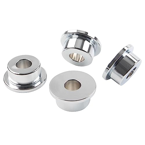 ATORSE 4Pcs Handlebar Riser Bushings Replaces Compatible with Harlay Sportster 1973-2017 Sliver | 4Motorcycle Handlebar Riser Bushings