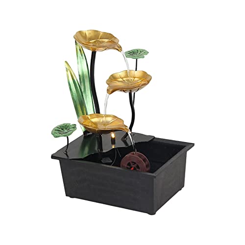 CALANDIS® Electric Tabletop Fountain Decorative Meditation for Garden Office Desk